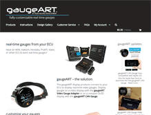 Tablet Screenshot of gaugeart.com